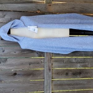 Softies by Paddi Murphy Marshmallow Hooded Scarf Caribbean Blue New